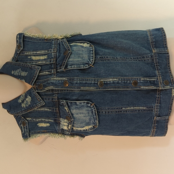 Free People Macrame Cargo Vest S - Picture 9 of 16